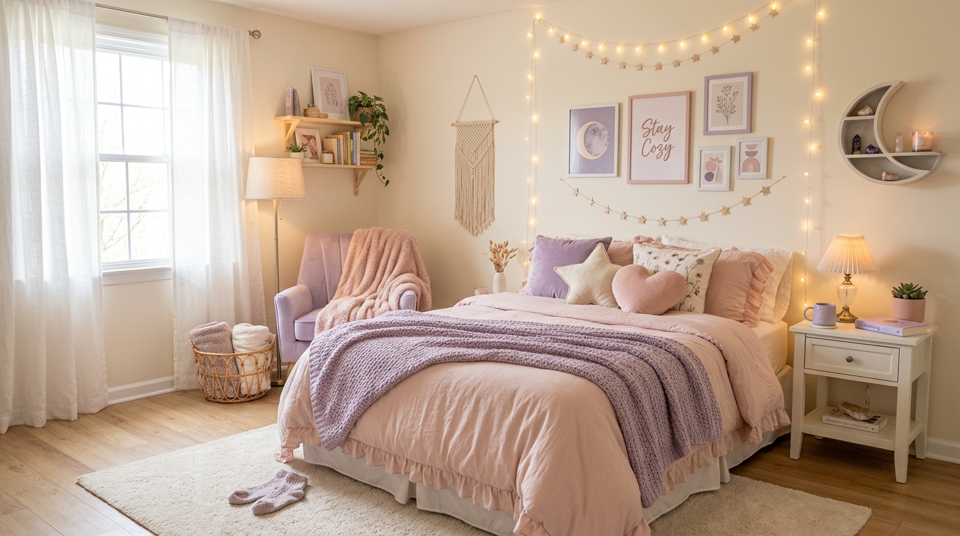 Create a clean backdrop wall for photos